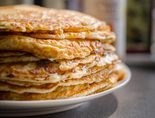 De waterbasis-pannenkoek